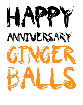 Naughty 441 Happy Anniversary Ginger Balls Birthday Card Naughty 441 Happy Anniversary Ginger Balls Birthday Card