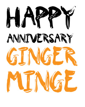 Naughty 443 Happy Anniversary Ginger Minge Birthday Card Naughty 443 Happy Anniversary Ginger Minge Birthday Card