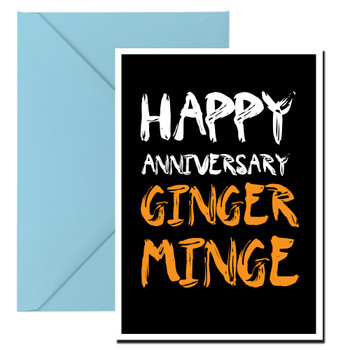 Naughty 443a Happy Anniversary Ginger Minge Birthday Card Naughty 443a Happy Anniversary Ginger Minge Birthday Card