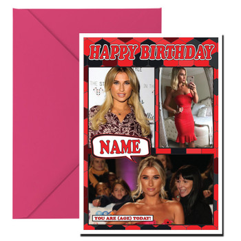 Billie Faiers Mc1520 Birthday Card