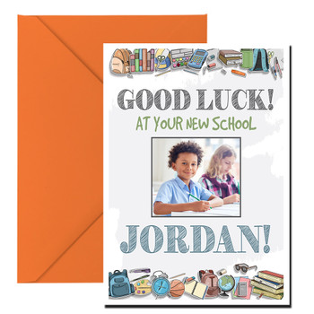 Good Luck At Your New School Birthday Card Good Luck At Your New School Birthday Card