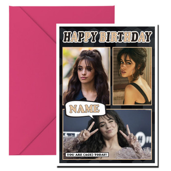 Camila Cabello Mc1196 Birthday Card
