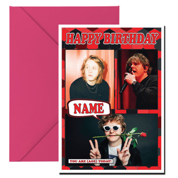 Lewis Capaldi Mc1185 Birthday Card
