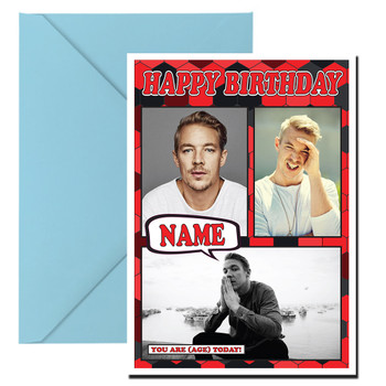 Diplo Celebrity Fan Birthday Card Diplo Celebrity Fan Birthday Card