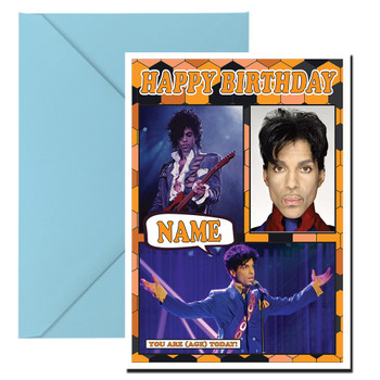 Prince Celebrity Fan Birthday Card Prince Celebrity Fan Birthday Card