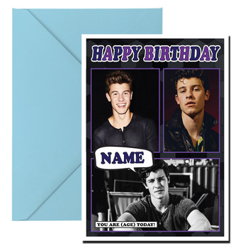 Shawn Mendes Pr Birthday Card Shawn Mendes Pr Birthday Card