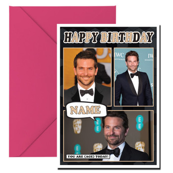 Bradley Cooper Mc1225 Birthday Card Bradley Cooper Mc1225 Birthday Card