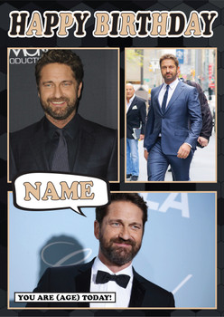 Gerard Butler Mc1235 Birthday Card Gerard Butler Mc1235 Birthday Card