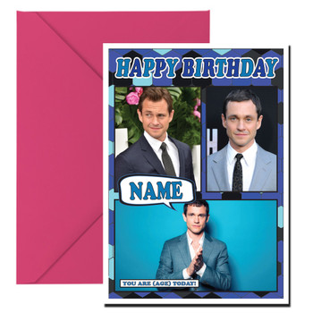 Hugh Dancy Mc1239 Birthday Card