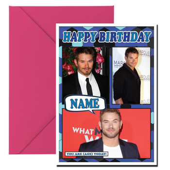 Kellan Lutz Mc1247 Birthday Card