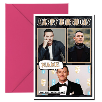 Luke Evans Mc1250 Birthday Card Luke Evans Mc1250 Birthday Card