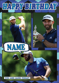 Dustin Johnson Mc1003 Birthday Card Dustin Johnson Mc1003 Birthday Card