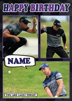Henrik Stenson Mc1019 Birthday Card