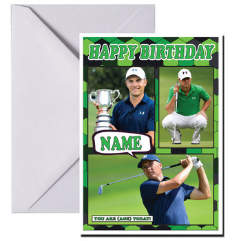 Jordan Speith Birthday Card Jordan Speith Birthday Card
