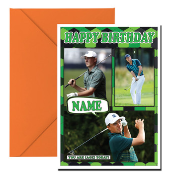 Jordan Spieth Mc1007 Birthday Card Jordan Spieth Mc1007 Birthday Card