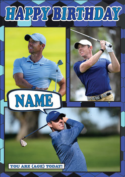 Rory Mcilroy Mc1002 Birthday Card
