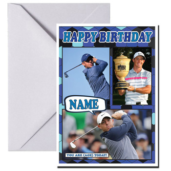 Rory Mcilroy Birthday Card