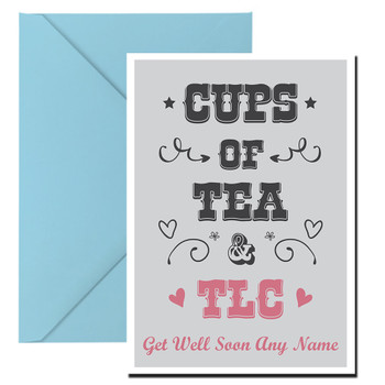 Cups Of Tea And Tlc Birthday Card