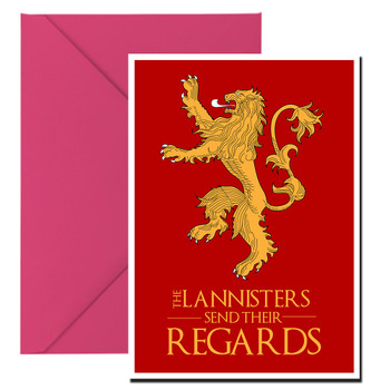Game Of Thrones Novelty Card 16 Birthday Card
