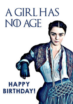 Game Of Thrones Novelty Card 40 Birthday Card