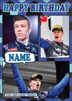 Daniil Kvyat Mc1032 Birthday Card Daniil Kvyat Mc1032 Birthday Card