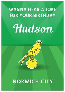 Birthday Joke Norwich Football Funny Birthday Card Birthday Joke Norwich Football Funny Birthday Card
