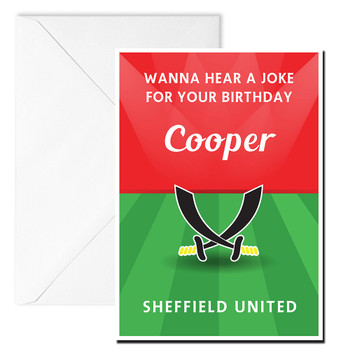 Birthday Joke Sheffield Football Funny Birthday Card Birthday Joke Sheffield Football Funny Birthday Card