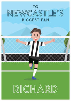 Newcastle's Biggest Fan Birthday Card Newcastle's Biggest Fan Birthday Card