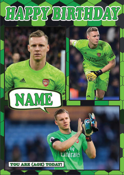 Bernd Leno Mc1427 Football Birthday Card
