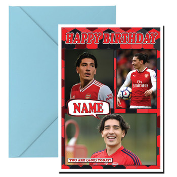 Hector Bellerin Mc1423 Football Birthday Card