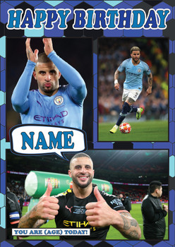 Kyle Walker Mc1420 Football Birthday Card Kyle Walker Mc1420 Football Birthday Card