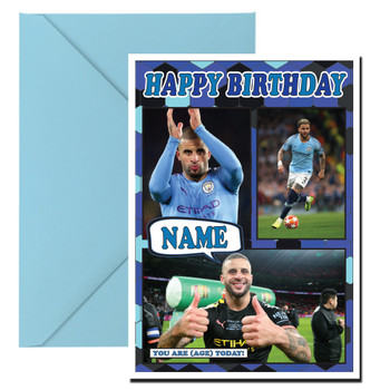 Kyle Walker Mc1420 Football Birthday Card Kyle Walker Mc1420 Football Birthday Card