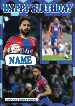 Andros Townsend  Celebrity Fan Football Birthday Card