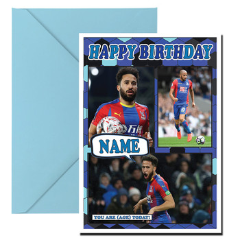 Andros Townsend  Celebrity Fan Football Birthday Card