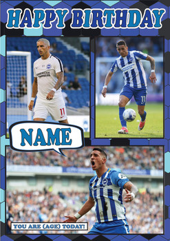 Anthony Knockaert Celebrity Fan Football Birthday Card