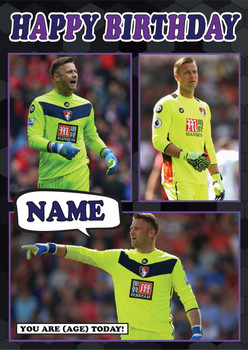 Artur Boruc Celebrity Fan Football Birthday Card