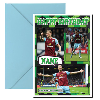 Chris Wood Celebrity Fan Football Birthday Card