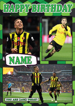 Gerard Deulofeu Celebrity Fan Football Birthday Card Gerard Deulofeu Celebrity Fan Football Birthday Card