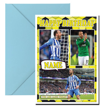 Glenn Murray Celebrity Fan Football Birthday Card Glenn Murray Celebrity Fan Football Birthday Card