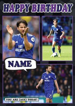 Harry Arter Celebrity Fan Football Birthday Card Harry Arter Celebrity Fan Football Birthday Card