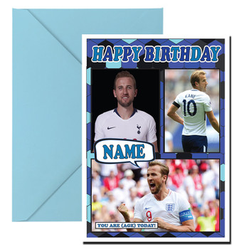 Kane  Celebrity Fan Football Birthday Card Kane  Celebrity Fan Football Birthday Card