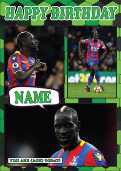 Mamadou Sakho Celebrity Fan Football Birthday Card