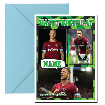 Marko Arnautoviccelebrity Fan Football Birthday Card