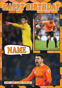 Mat Ryan Celebrity Fan Football Birthday Card