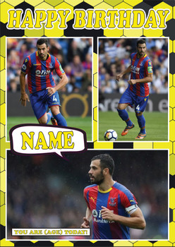 Milivojevic Celebrity Fan Football Birthday Card