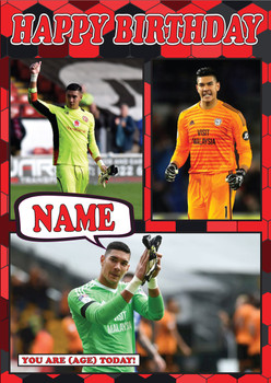 Neil Etheridge Celebrity Fan Football Birthday Card