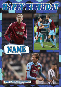 Peter Crouch  Celebrity Fan Football Birthday Card