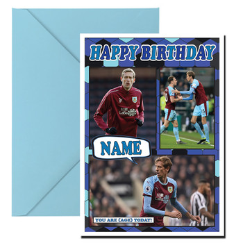 Peter Crouch  Celebrity Fan Football Birthday Card