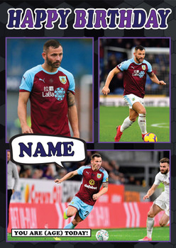 Phil Bardsley Celebrity Fan Football Birthday Card