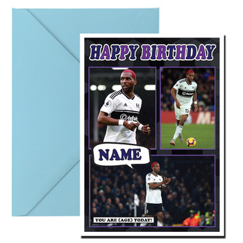 Ryan Babel Celebrity Fan Football Birthday Card